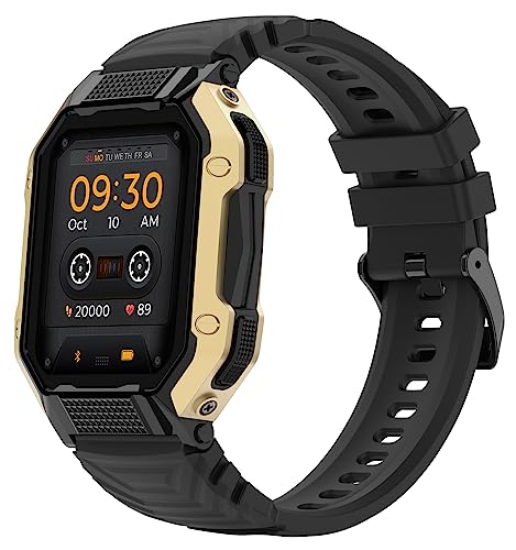 Smart Watch Sport Tätigen / Empfangen von Anrufen Smartwatch Kompatibel mit iPhone Android Handys Herzfrequenz Schlafüberwachung Schrittzähler Uhren für Männer Frauen von Yeforu