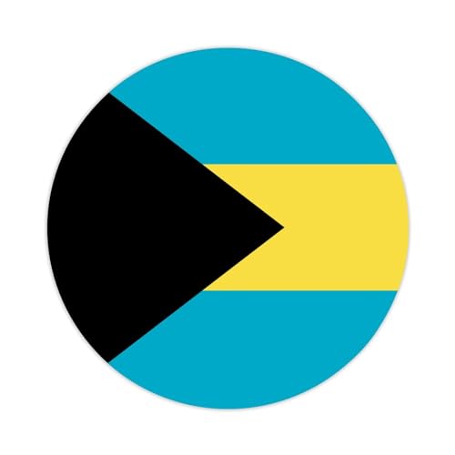 50 Stück Aufkleber Bahamas Nationalflagge Aufkleber Geschenkanhänger Vinyl Aufkleber Bahamas Aufkleber für Wasserflaschen Laptop Umschlag Dichtungen Goodie Bags 3,8 cm von Yelolyio