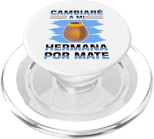 Argentinien-Flagge Argentinischer Yerba Mate Tee Bombilla PopSockets PopGrip für MagSafe von Yerba Mate Geschenk