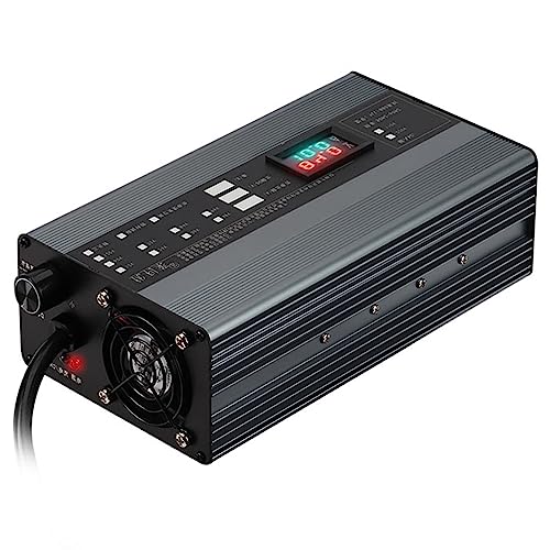 48v 16s lifepo4 58.4v 10a,B,Lithium-Ladegerät 58,4V 10A-20A, Speziell Für 48 V Lifepo4-Zellen,Mit Einstellbarem Strom,AC-DC-Ladegerät Für 51,2V Lifepo4-Lithium-Akkus Elektrofahrrad Auto von Yesbon