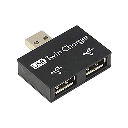 Fashion Mini USB Hub 2 Ports USB 2.0 Splitter Ladegerät Adapter für Handy P USB C Dongle 2 von Yeselino