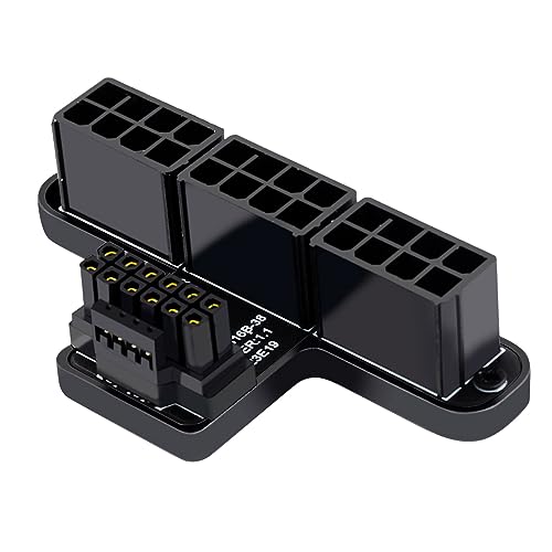 ATX3.0 12VHPWR 12+4Pin auf 3x8Pin Power Converter Adapter für Desktops und 40 Series Grafikkarten Netzteil Grafikkarte Netzstecker Konverter ATX3.0 8Pin Netzteil Adapter Desktops Karte von Yfenglhiry