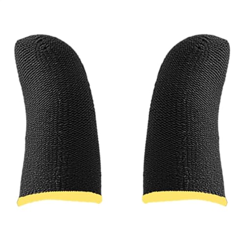 Yhsioaklo Handy Game Gloves | 45 * 25 mm Nicht -Slip -Spiel Fingergriff | Carbon -Fibri - -Mobiltelefon -Spielhülsenfinger für Out/ -Messer für und iOS von Yhsioaklo