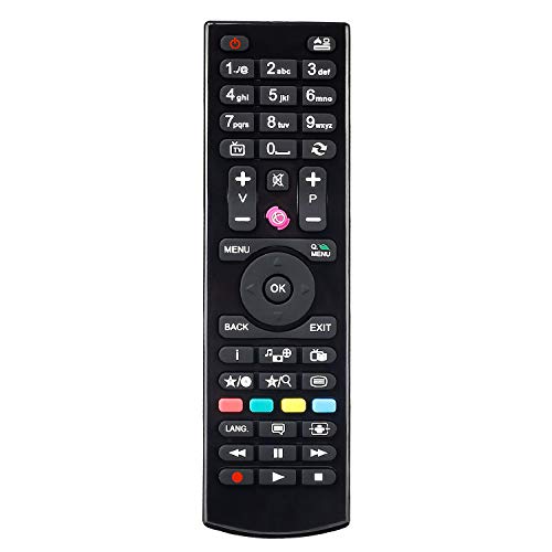 Neue Fernbedienung RC4875 für Telefunken TV, Ersetzte Universalfernbedienung RC4875 für Telefunken Fernbedienung, Kompatibel mit Telefunken TV T26R900DVBT TFED22916 TFL2260B10 T26E906 von YiBiChin