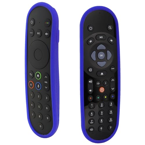 Schutzhülle passend für Sky Q Box Touch/Non-Touch-Fernbedienung, Fernbedienung Hülle auch für Sky Glass/Sky Stream TV-Fernbedienung - Blau (Bitte Kompatibilität anhand von Abbildung 2 bestätigen) von YiBiChin