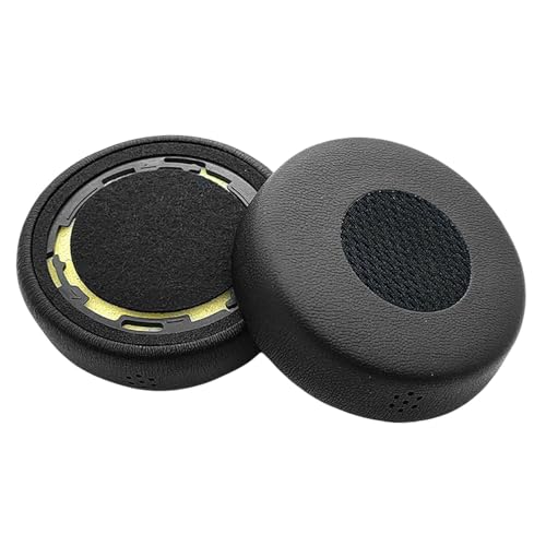 2pcs Schwamm Earpads Kopfhörerabdeckungen Mit Schallabstimmungsgewebe Für Evolve 75 75+ 75UC 75 Ms Kopfhörer von YiNLuax