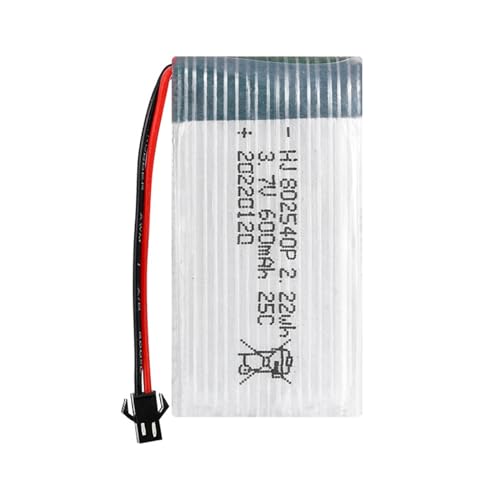 3,7 V 600 mAh 25C Akku 802540P XH2.54 für X5C X5SC X5SW M68 X705C Fernsteuerung Quadcopter Drohnen Ersatzteil von YiNLuax