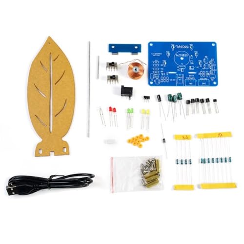 YiNLuax Elektromagnetische Swing Löt Projekt Kits Blattförmige Pendelnadel Mit LED Licht Für STEM Ausbildung Und Dekorationen von YiNLuax