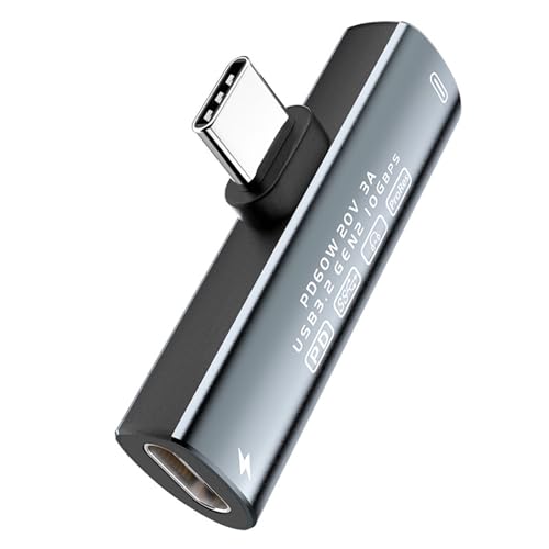 YiQinzcxg 60WPD Schnelllade-Datensynchronisations-Adapter, Konverter, USB-3.2-Schnittstellen, passend für effiziente Geräteverwaltung von YiQinzcxg