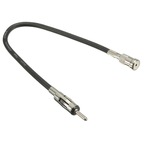 Yianyal Autoradio-Antennenadapter, Antennenadapterkabel, Radioantennenverlängerung, Radio-Audiokabel-Adapter, DIN-Stecker auf ISO-Buchse, Antennenanschluss für Autos von Yianyal