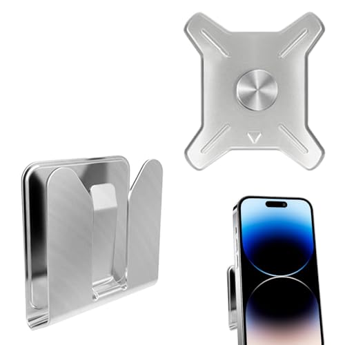 Yianyal Handy-Wandhalterung, Telefonhalterung für die Wand | Keine Magnete Edelstahl-Handyhalterung klein | Wandtelefonhalterung mit Schnappverschluss für, für Armaturenbrettentlüftung von Yianyal