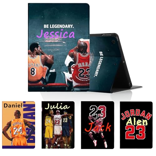 Personalisierte Tablet Hülle für Redmi Pad 10.61" 2022, Basketball Legende 24 23 Player Cool Mode Muster Design mit Personalisiert Stoßfest SchutzHülle PU Leder Flip Text Individuelle Custom Case von Yimctoie