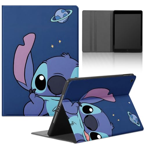 Yimctoie Schwarz Tablet Schutzhülle für Samsung Galaxy Tab Galaxy Tab A 10,1" SM-T580/T585 2016 Hülle,Karikatur Anime Figur Muster Cute Design Cover,PU Leder Flip Ständer Tablet Folio Case,Anime von Yimctoie