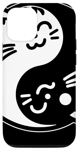 Hülle für iPhone 13 Yin Yang Yoga Zen süße Katzen für Katzenliebhaber von Yin Yang Yoga Zen Cute Cats