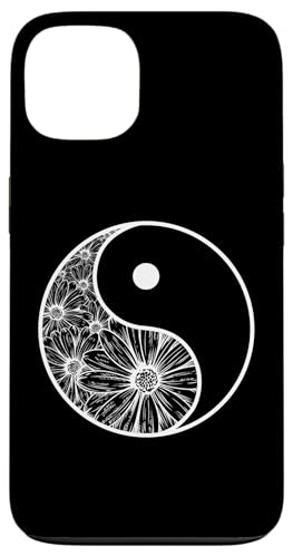 Hülle für iPhone 13 Blüten Yin und Yang Blumen von Yin Yang symbol opposites harmony energy Balance