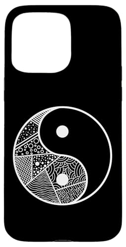 Hülle für iPhone 15 Pro Max Muster der Yin- und Yang-Harmonie von Yin Yang symbol opposites harmony energy Balance