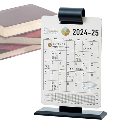 Yiurse Schreibtischkalender – Heimdekoration Schreibtischkalender Ornament – kreativer täglicher Schreibtischkalender Desktop dekorativer Kalender Zeitplan für Wohnzimmer Schlafzimmer von Yiurse