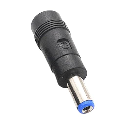 Yjcnelcr Tragbarer DC5521 Buchse auf 5,5 x 2,1 mm Stecker, Konverter-Adapter DC5521, Stromumwandlungskopf für verschiedene Laptop-Marken von Yjcnelcr