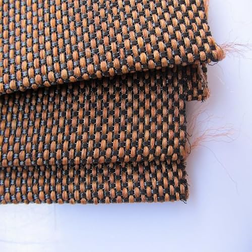 Akustikstoff,Lautsprecher Stoff Lautsprecher Staubstoffgitter Filtergewebe Mesh Tuch Lautsprecher Maske Tuch Gesicht Tuch for Reparaturlautsprecher(1.5x0.5m Brown) von Ymnilian