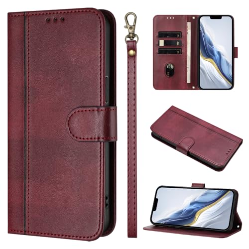 Ymyhyuxi Klapphülle aus Leder für Motorola Edge 40, Visitenkartenetui, Brieftasche, Handytasche, Violett Ymyhyuxi Klapphülle aus Leder für Motorola Edge 40, Visitenkartenetui, Brieftasche, Handytasche, Violett von Ymyhyuxi
