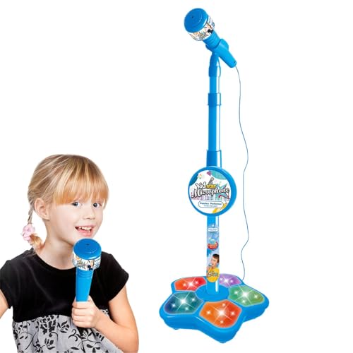 Karaoke-Maschine Mit Mikrofon - Karaoke-Maschine Für Kinder - Karaoke-Maschine Mit Einstellbarer Höhe | Robuste Und Langlebige Kinder-Gesangsspielsets von Ynnhik