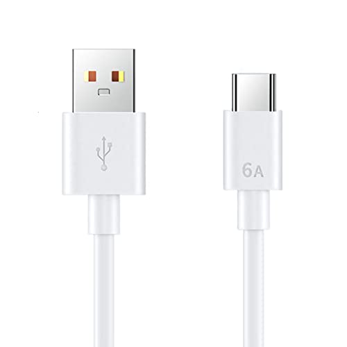 Ynnhik USB-Typ-C-Kabel - 6A Super Fast Charging 66W Datenkabel Cozycase Universeller Headset-Halter Tisch – 2 Stück Kopfhörerhalter Wandhalterung Mit Starkem Klebeband, Kopfhörer... -Kabel Für von Ynnhik