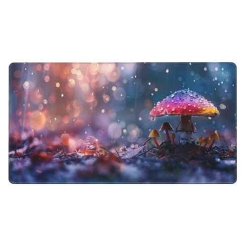 Gaming Mauspad Pilz,Mousepad Sternenhimmel Mauspad Groß 1000x500mm,rutschfeste Gummibasis Schreibtischunterlage,Verbessert Präzision und Geschwindigkei,Gaming-Mauspads für PC,Laptop,Geschenk ly-122 von Ynulann