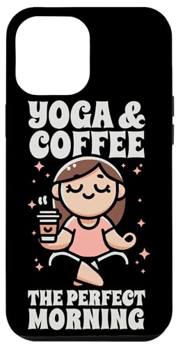 Hülle für iPhone 12 Pro Max Yoga And Coffee Ashtanga Hatha Asanas Kundalini Yoga von Yoga Damen Zubehör Set Geschenke für Anfänger Yogi