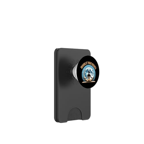 Moonlit Yoga Nights Hatha Asanas Kundalini Ashtanga Yoga PopSockets PopWallet für MagSafe von Yoga Damen Zubehör Set Geschenke für Anfänger Yogi