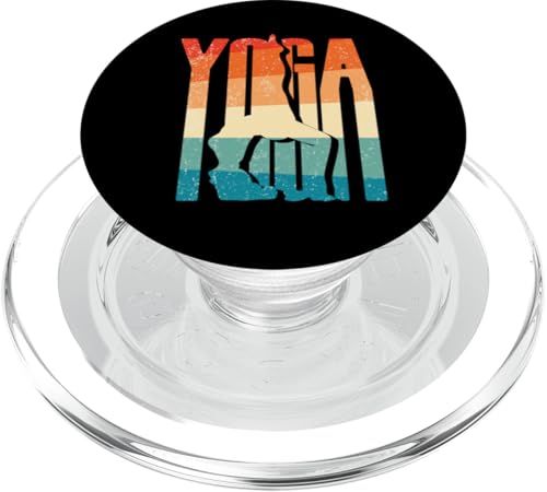 Namaste Yoga Meditation Zen Mantra Spiritualität Geschenk PopSockets PopGrip für MagSafe von Yoga Liebhaber Spirituelle Meditation Designs Dame