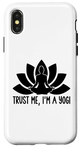 Hülle für iPhone X/XS Yoga Lover - Vertrau mir, ich bin ein Yogi von Yoga Meditation Yoga Lover