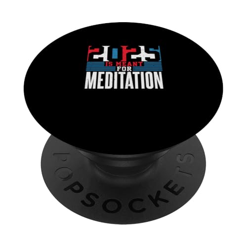 Yoga Übung Meditation Meditieren Yoga Lehrer PopSockets Klebender PopGrip von Yoga Training Outfit for Meditation