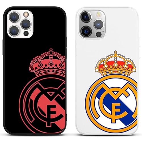 Yomyejisoo 2 Stück Schutzhülle für iPhone XR Hülle 6.1", Ultra Dünn Matt Handyhülle mit Soccer Fußball Muster Design, Silikon TPU Junge Männer Stoßfest Protective Cover Case,01 von Yomyejisoo