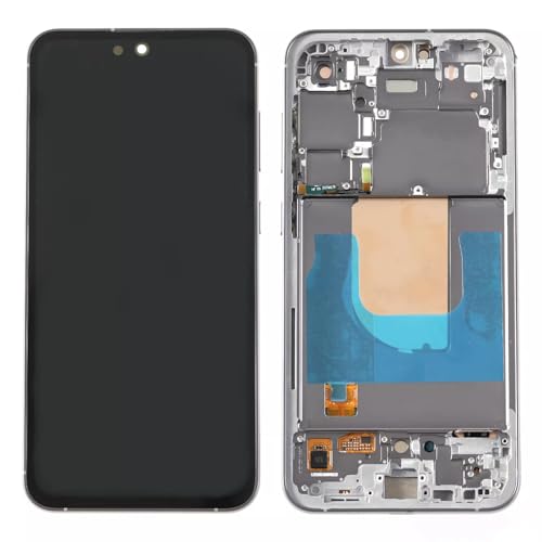 Ersatzbildschirm für Samsung Galaxy S23 FE 5G (OLED) SM-S711U SM-S711B SM-S711W SM-S7110 SM-S711N 16,3 cm (6,4 Zoll) LCD-Display Touchscreen Digitizer Montage (Schwarz mit Rahmen) von Yondista