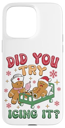 Hülle für iPhone 15 Pro Max Haben Sie versucht, es mit lustigem Lebkuchen-Weihnachten zu von Yonkboyz-Bekleidung