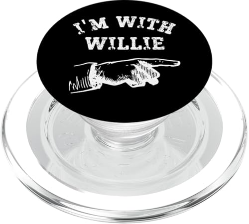 Ich bin mit Willie Funny Personalised Matching Buddy PopSockets PopGrip für MagSafe von Yonkboyz-Bekleidung