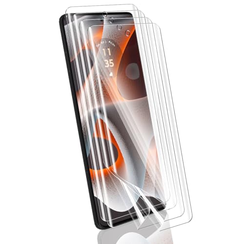 Yonntmmi Schutzfolie für Motorola Edge 50 Pro/50 Ultra/50 Fusion 4 Stück, flexibler TPU-Folie Blasenfreie Weich/Anti-Kratzer/HD TPU für Panzerglas für Motorola Edge 50 Pro/50 Ultra/50 Fusion von Yonntmmi