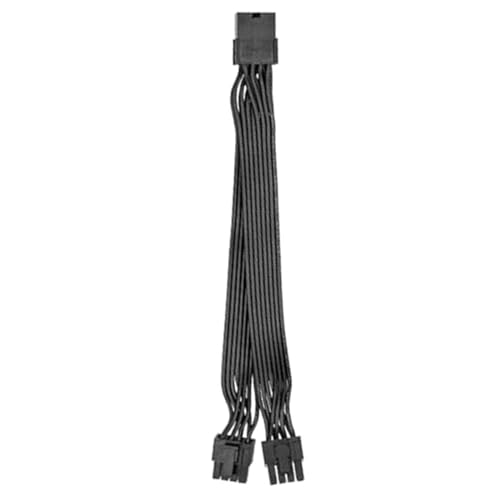 Yooghuge Computer 8Pin Verbindungskabel Grafikkarte 8Pins Line Grafikkarte 8pin Auf Zwei 6+2 Splitterdraht 18awg PCIe 8pin Kabel von Yooghuge