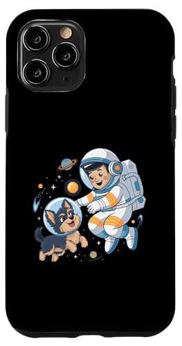 Hülle für iPhone 11 Pro Yorkshire Terrier Astronaut Yorkies Yorkie Hund von Yorkie Dog Yorkshire Terrier Lover Gifts