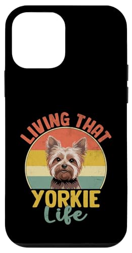 Hülle für iPhone 12 mini Living That Yorkie Life Yorkshire Terrier Yorkies Hund von Yorkie Dog Yorkshire Terrier Lover Gifts