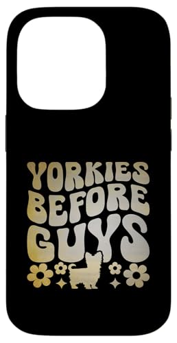 Hülle für iPhone 14 Pro Yorkies Before Guys Yorkshire Terrier Yorkie Hund von Yorkie Dog Yorkshire Terrier Lover Gifts