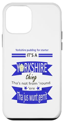 Hülle für iPhone 12 mini Yorkshire-Pudding als Vorspeise: Es ist ein Yorkshire-Slang von Yorkshire Tyke Fun Gifts And Witty Tees by taiche