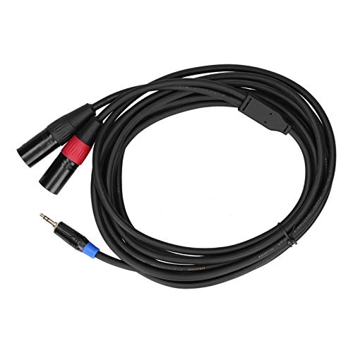 3,5-mm-Audiokabel, 3,5-mm-auf-Dual-XLR-Stereokabel, Y-Splitterkabel, Mikrofon-Audio-Konverter-Adapterkabel für Stereoanlage, Mobiltelefon (Yosoo Health Gear392hy68p5g-13) von Yosoo Health Gear