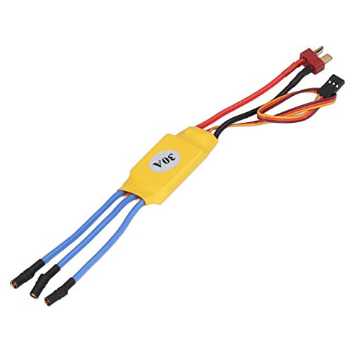 Bürstenloser Motor ESC 30A Hoher Drehzahl Multi -Schutz Auto -Drossel -Anpassung Elektrischer Geschwindigkeit Controller Elektronisch Kompatibel für RC Fernbedienungssteuer Bürstenloser Motor ESC 30A Hoher Drehzahl Multi -Schutz Auto -Drossel -Anpassung Elektrischer Geschwindigkeit Controller Elektronisch Kompatibel für RC Fernbedienungssteuer von Yosoo Health Gear