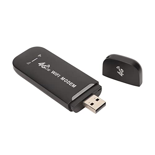 Yosoo Health Gear WiFi-Modem USB 4G LTE, Geschwindigkeit 150 Mbps, Verbindung bis zu 10 Geräte, tragbarer kabelloser Hotspot-Router, mobiler WLAN-Hotspot mit SIM-Kartensteckplatz, WLAN-Dongle von Yosoo Health Gear