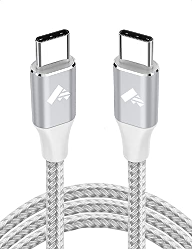 USB C auf USB C Kabel, USB Type-C 2M PD 60W Schnellladung, kompatibel mit MacBook Samsung S21 S20 Note 10 20, iPad von Yosou