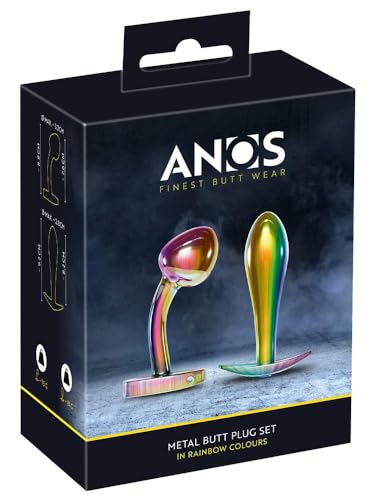 Anos Metal Butt Plug Set Rainb von You2Toys