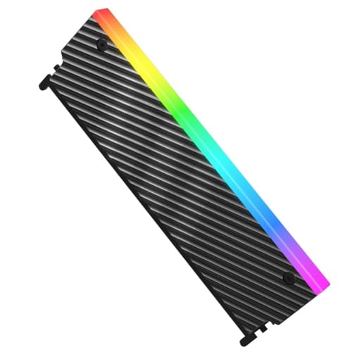 Youdefa Computer ARGB Speichermodul Kühlkörper Shim Cover Gewellt Verbesserte Kühlung DDR3 DDR4 DDR5 PC RAM Kühler Kühler Panzerung Schwarz von Youdefa