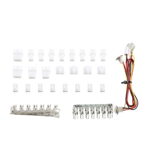 Youdefa RGBW-LED-Kit, Mini-Taste, PCB-LEDs, PTFE-Kabelbaum, LED-Licht für Voron 2.4 Trident StealthBurner Extruder von Youdefa