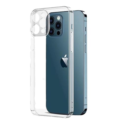 Youery Kristallklar Hülle für iPhone 15 Klare stoßfeste dünne Silikon case, Schutzhülle Anti-Kratzt Transparent Rückseite, Klar von Youery